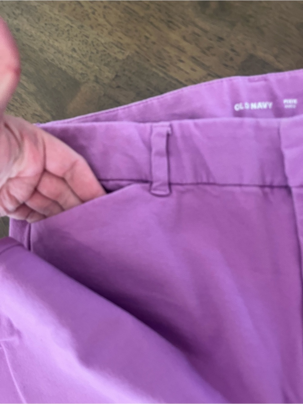 Old Navy Pixie Ankle Pants Slim Cropped Pants in Lilac Purple Womens Size 8 - Picture 4 of 6